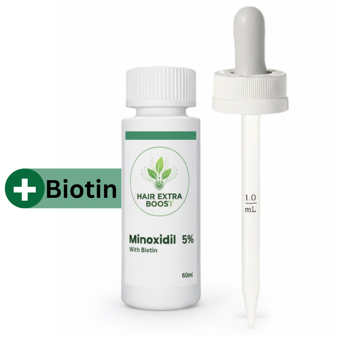 Extra Boost Minoxidil 5% (with Biotin) 1 month