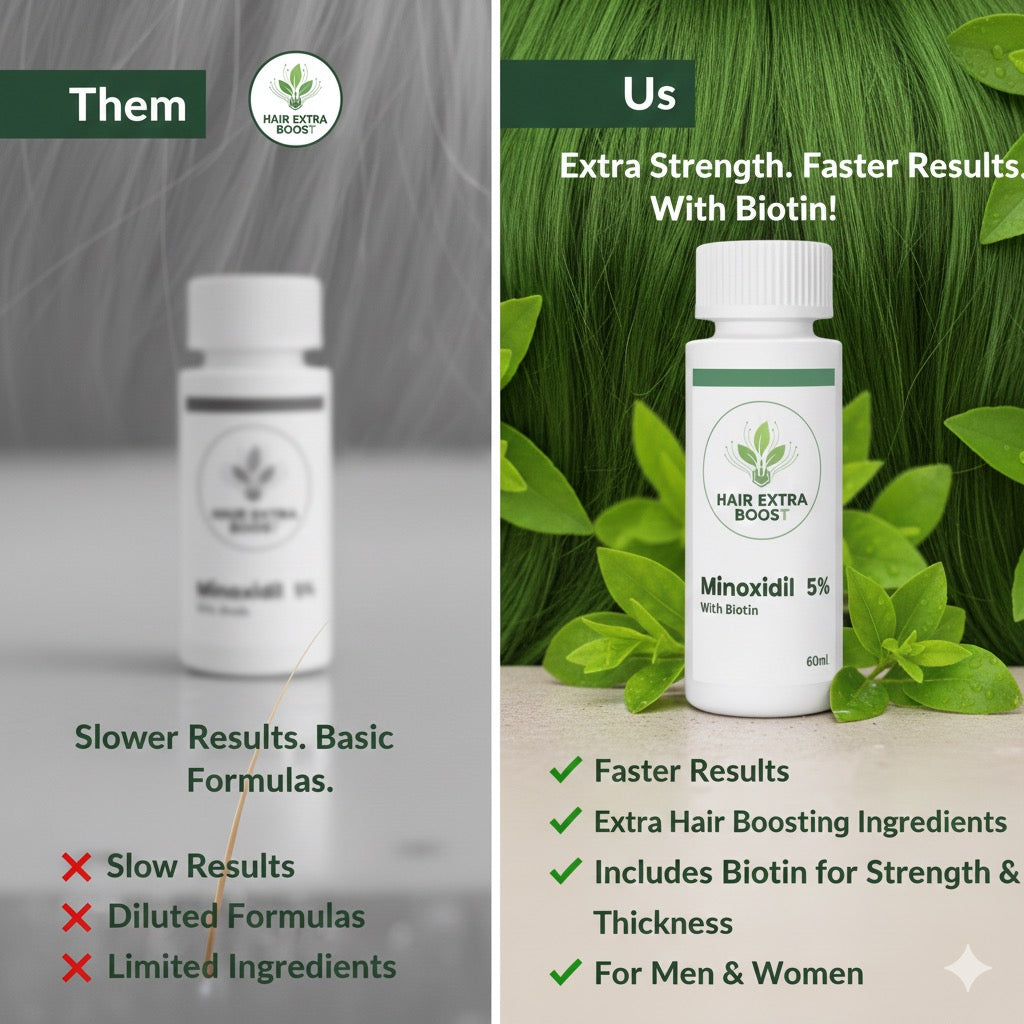 Extra Boost Minoxidil 5% (with Biotin) 1 month