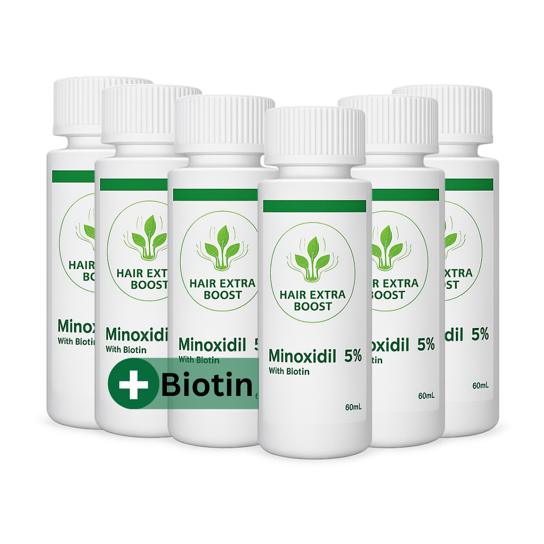 Extra Boost Minoxidil 5% (with Biotin) 6 months