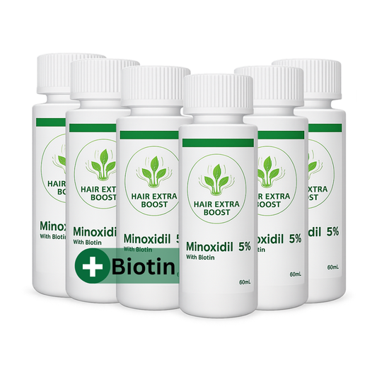Extra Boost Minoxidil 5% (with Biotin) 6 months
